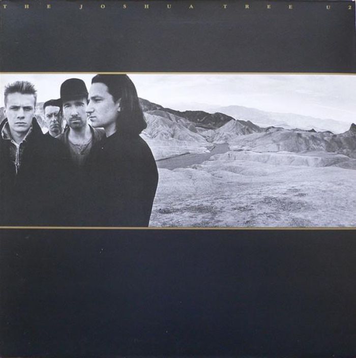 U2 : The Joshua Tree LP Kaytetty. Kunto VG+