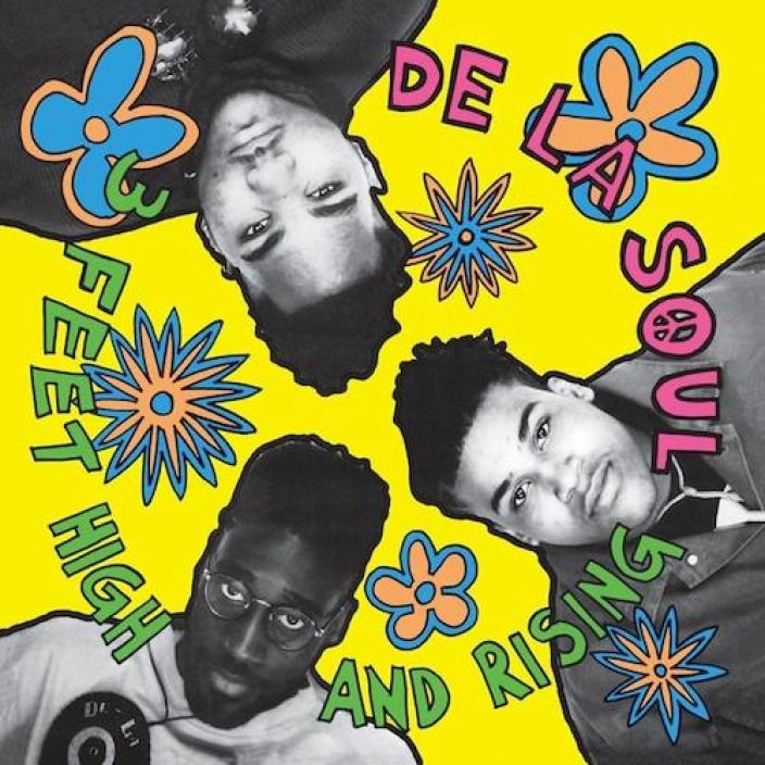 De La Soul : 3 Feet High and Rising varivinyyli LP UUSI. Magenta-varivinyyli, tuplalevy. ´89 legendaarinen