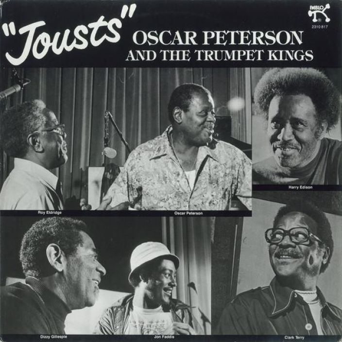 Oscar Peterson and the trumpet kings: Jousts LP Kaytetty. Kunto VG+