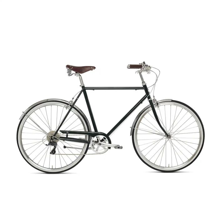 Siech 8Speed Men Comfort - dark green Klassikko kaikkiin tilanteisiin. Tama pyora on todellinen monitoimipyora, silla sita