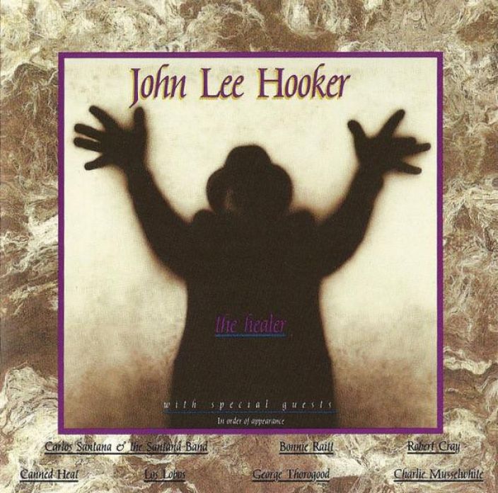 John Lee Hooker: The Healer LP KAYTETTY, kuntoluokitus VG. Soi hyvin vaikka kayton jalkea