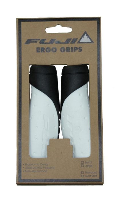 Fuji Ergo Grips musta/valkoinen
