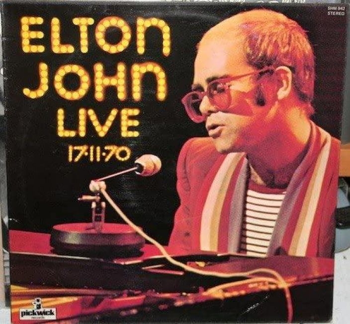 Elton John : Live 17.11.70 LP. KAYTETTY, kuntoluokitus VG+ Parhaita Eltonin taltioituja liveja!!