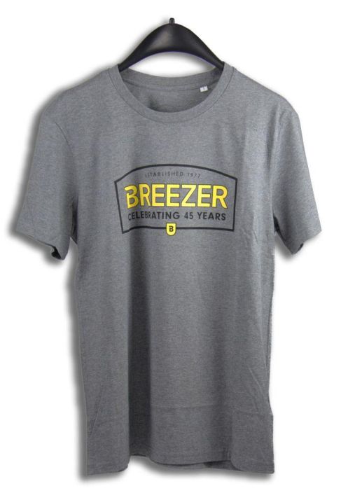 Breezer T-paita &quot;45 Years Anniversary&quot; harmaa L